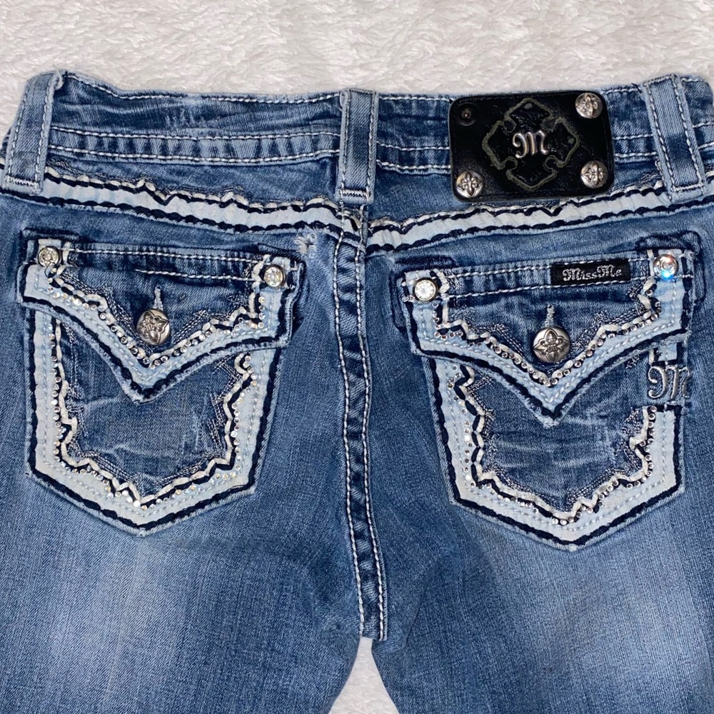 SZ 26 Miss Me Blue Bootcut Jeans (Please Read Condition in Description)